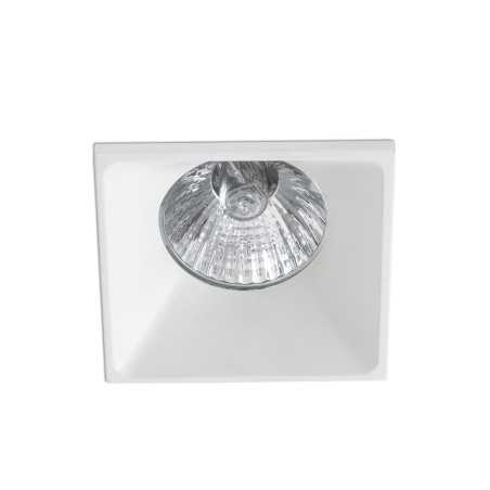 Ceiling lamp in matte white aluminum with GU10 socket, BOFFLES brand.