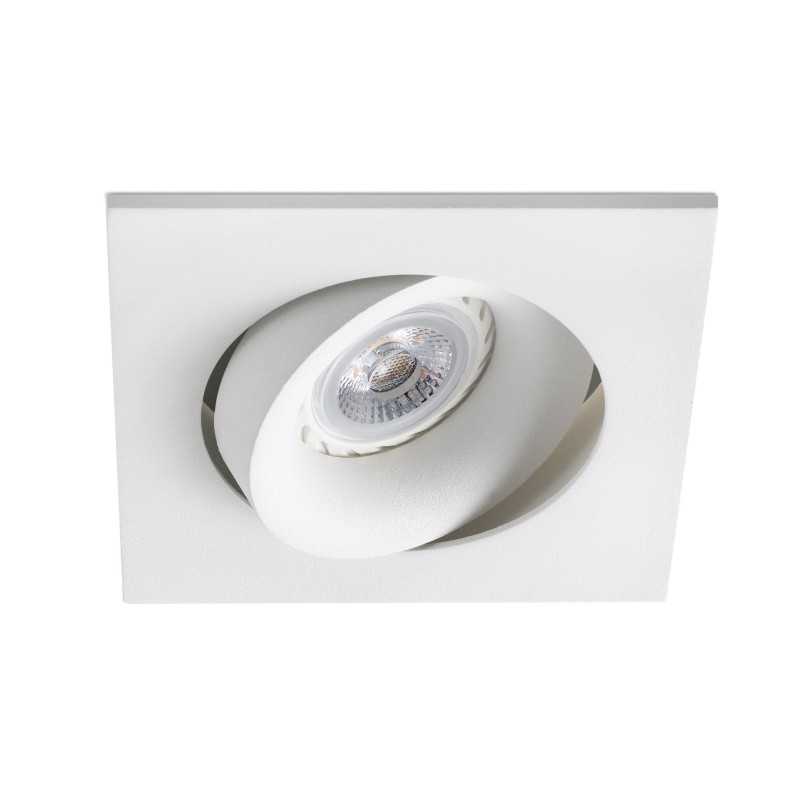 Ceiling lamp aluminum GU10 matte white RAYRET