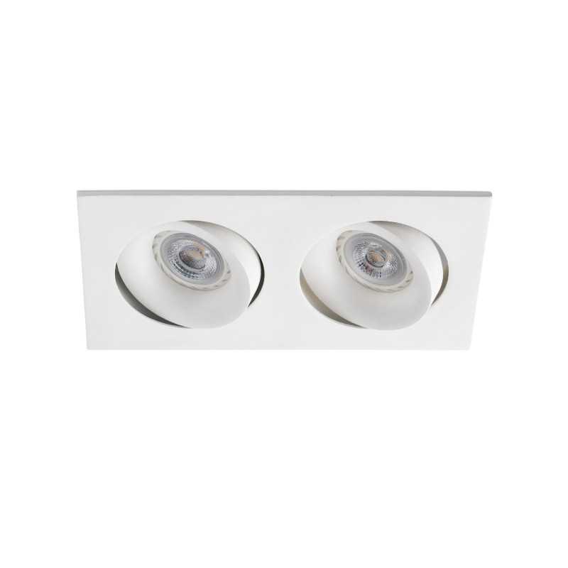 Ceiling lamp aluminum GU10 matte white LALANDE