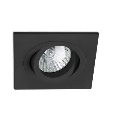 Ceiling lamp aluminum GU10 matte black LONGNES