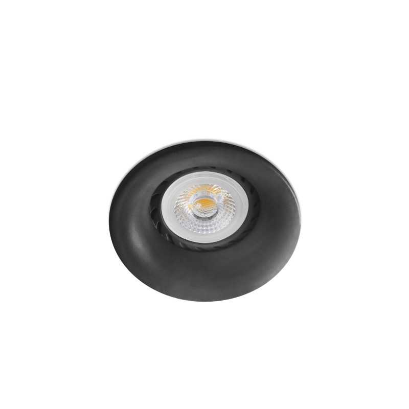 Ceiling lamp aluminum GU10 matte black ALISSAS