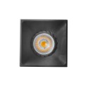 Ceiling lamp in matte black aluminum with GU10 socket RUGNEY