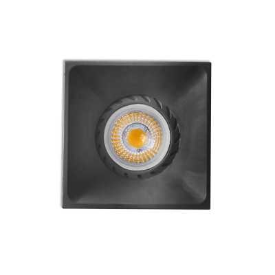 Ceiling lamp in matte black aluminum with GU10 socket RUGNEY