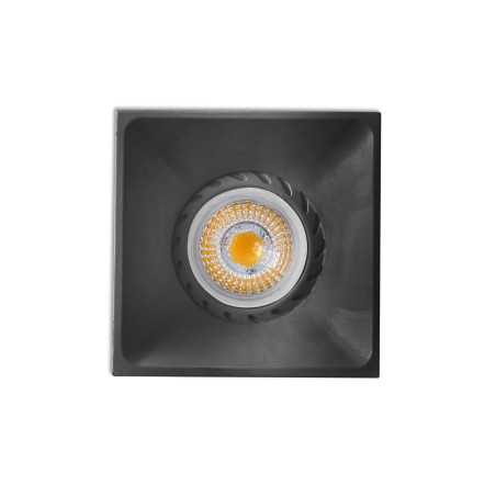 Ceiling lamp in matte black aluminum with GU10 socket RUGNEY
