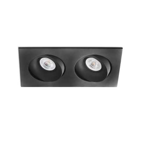 Ceiling lamp aluminum GU10 matte black MAIZEY