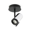 Ceiling lamp in shiny chrome-plated steel with GU10 socket by CORONA.