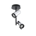 Ceiling lamp in shiny chrome-plated steel with GU10 socket, LAVOYE.