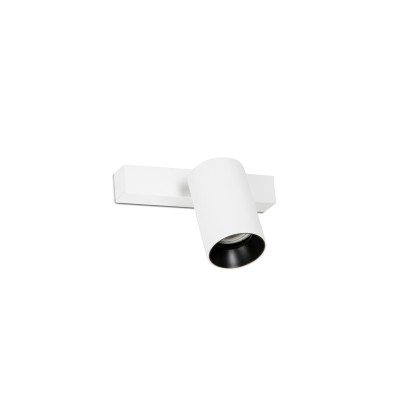 Aluminum wall lamp GU10 matte white BLANZAY