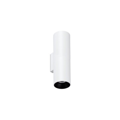Wall lamp in matte white aluminum GU10 POILLEY