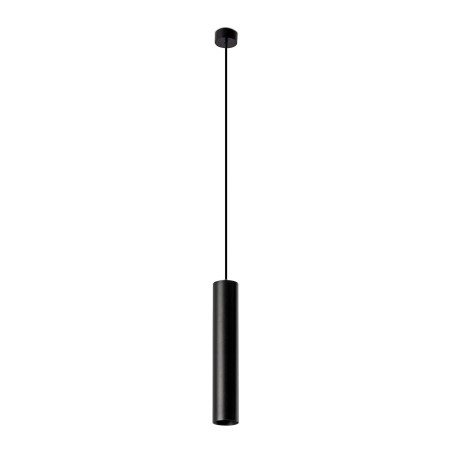 Ceiling lamp in matte black aluminum with GU10 socket, LUZINAY