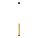 Ceiling lamp in matte gold aluminum with GU10 LETELON.