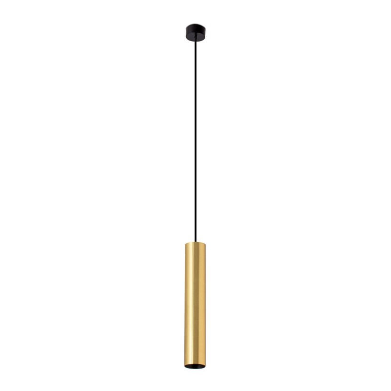 Ceiling lamp in matte gold aluminum with GU10 LETELON.