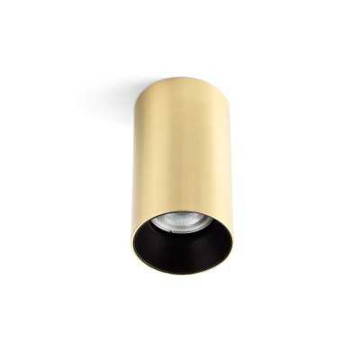 Ceiling lamp in matte gold aluminum GU10 MAZELEY