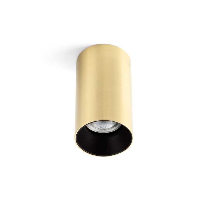 Ceiling lamp in matte gold aluminum GU10 MAZELEY