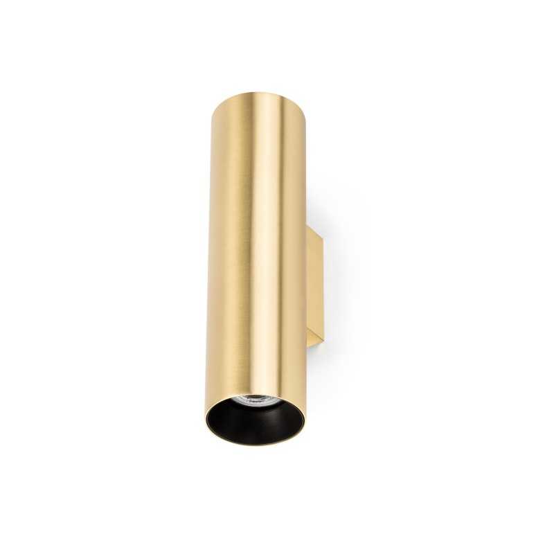 Aluminum wall lamp in matte gold GU10 by MEURSAC.
