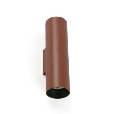 Wall lamp aluminum GU10 brown BREZONS