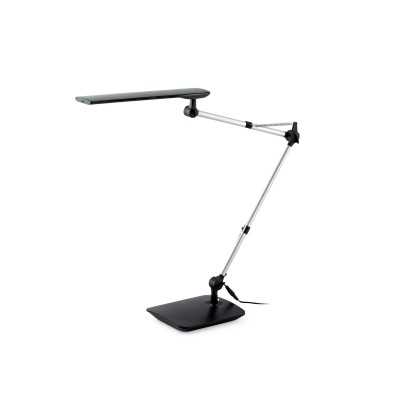 Table lamp with integrated LED plastic in matte black MONBERT