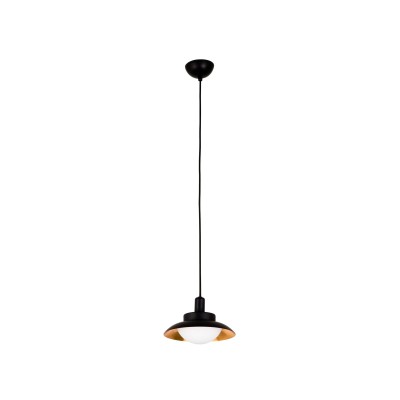 Ceiling lamp in matte black steel with G9 bulbs, MORGAT.