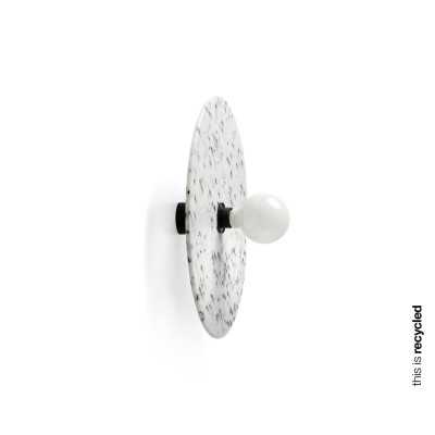 Aluminum wall lamp E27 matte black LAUROS