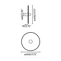 Aluminum wall lamp E27 matte black LAUROS