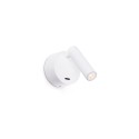 Wall lamp with integrated LED in matte white steel THIEUX