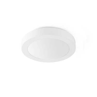 Aluminuim E27 matte white ceiling lamp ANCHAUX
