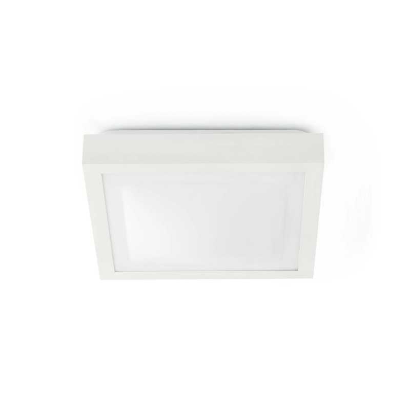 Aluminum ceiling lamp E27 matte white SIENNE