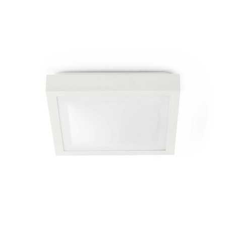 Aluminum ceiling lamp E27 matte white SIENNE