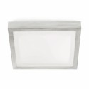 Ceiling lamp aluminum E27 brushed steel BRIOUX