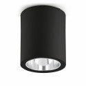 Aluminum E27 matte black ceiling lamp CIADOUX