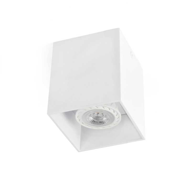 Ceiling lamp aluminum GU10 matte white LE ROUX