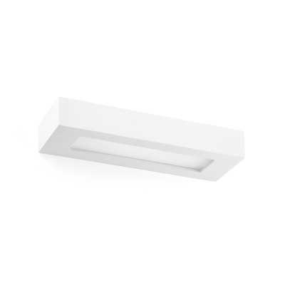 Plaster wall lamp E14 matte white SALAVRE