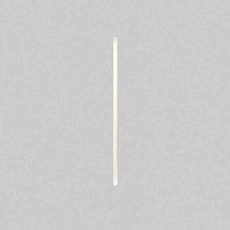 Wall lamp with integrated LED in matte white plaster RIOUZAL