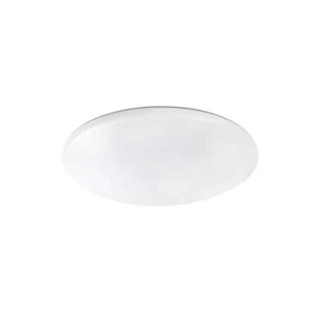 Ceiling lamp with integrated LED in matte white aluminum PLESSE