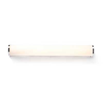 Wall lamp with integrated LED in shiny chrome-plated aluminum DRACHE