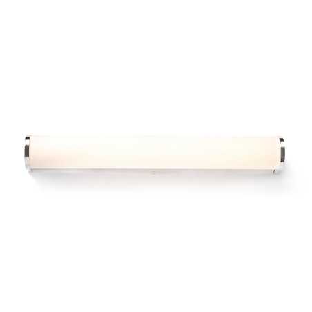 Wall lamp with integrated LED in shiny chrome-plated aluminum DRACHE