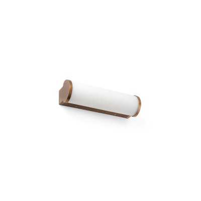 Wall lamp with integrated LED in brushed bronze aluminum EMPURY