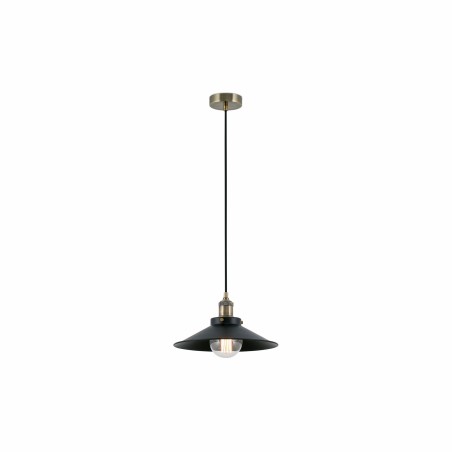 Ceiling lamp in antique gold steel E27 CHARMOY