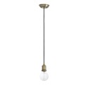 Ceiling lamp in antique gold steel E27 VERGONS