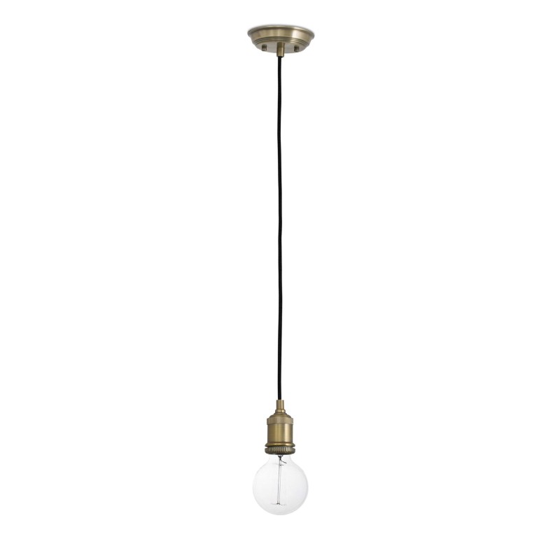 Ceiling lamp in antique gold steel E27 VERGONS