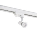 Ceiling lamp in matte white steel with GU10 LE FEY bulb