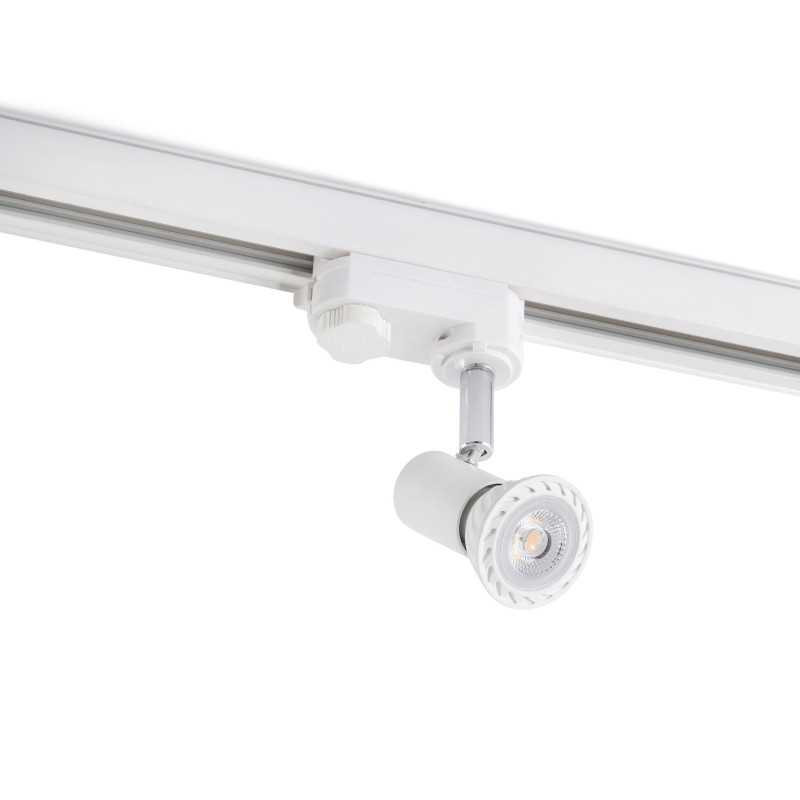 Ceiling lamp in matte white steel with GU10 LE FEY bulb
