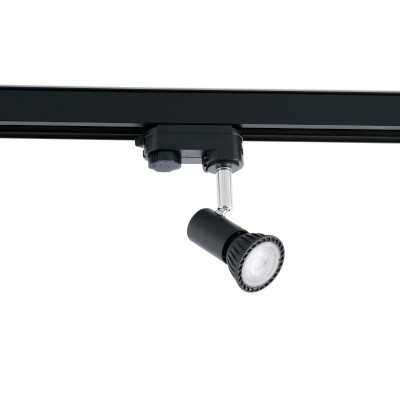 Ceiling lamp in matte black steel with GU10 socket WINKEL